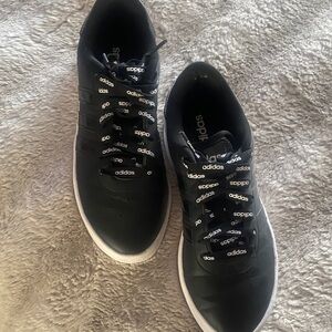 Adidas Black Sneakers with White Details